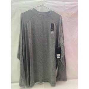 NWT Wolverine Men's Sun-Stop Eco UPF 50+ Pullover Zip Top XL Gunmetal Heather